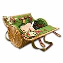 Verona Wine & Cheese Picnic Basket Willow 2-Set Pine - Picnic Time #224-82-515