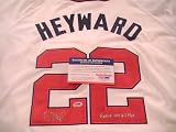 JASON HEYWARD SIGNED AUTOGRAPHED JERSEY ATLANTA BRAVES PSA/DNA ROOKIE AUTOGRAPH