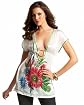 Printed Kimono Bamboo Bodice Tunic main image