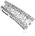 14k White Gold 5-Stone Diamond Pendant (3/4 cttw, I-J Color, I3 Clarity)