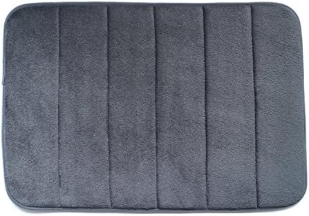 Tentek Luxurious 17-Inch by 24-Inch Memory Foam Bath Rug Mat with SBR Backing