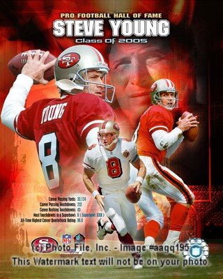 Steve Young 49ers Career Collage 8x10 Photo