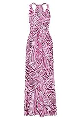 Sexy V-neck Jersey/Polyester/Spandex/Knit Spring Summer Two-Toned Empire   Waistline Sleeveless Ruched Maxi Dress 