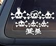 Skull Family Car Decal / Sticker