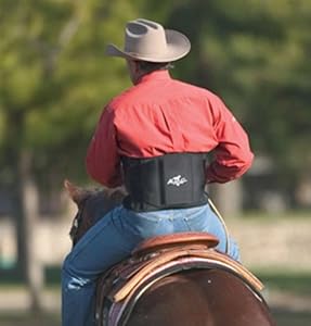 Professionals Choice Comfort Fit Low Back Support (Medium, Black)