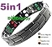 Titanium Magnetic Energy Germanium Armband Power Bracelet Health Bio 5in1 Bio 243