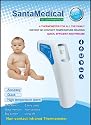 Professional Clinical Large LCD Non-contact Infrared Thermometer - Forehead (Fahrenheit Readings)