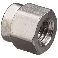 Parker A-Lok 1NU1-316 316 Stainless Steel Compression Tube Fitting, Nut, Tube OD