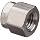 Parker A-Lok 1NU1-316 316 Stainless Steel Compression Tube Fitting, Nut, Tube OD