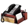Wood Tones Phone Center Desk Stand, 12 1/8 x 10, Mahogany