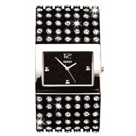 Seksy Model 4753.37 Ladies Analogue made with Swarovski Crystal Leather Strap Watch