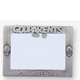 6" x 4"Godparents, You're #1 Pewter Picture Frame