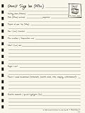 Guest, The Visitor's Journal - Cranberry Hard Cover (prompts on every page, recycled paper, read more...)