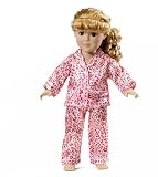 18 Inch Doll Clothes/clothing Fits American Girl Dolls - Leopard Pajamas 18