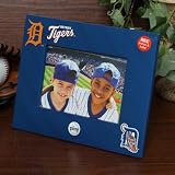 MLB Detroit Tigers 4'' x 6'' Navy Blue Talking Picture Frame