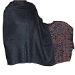 Embroidered Wrap Wool Paisley Shawl 80 x 40 inches (psley373)