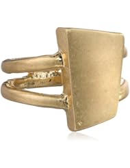 Kenneth Cole New York "Metal Edge" Geometric Ring, Size 7.5