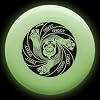 Discraft Ultra-Star 175g Ultimate Frisbee "Night Ghost" - phosphor