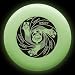 Discraft Ultra-Star 175g Ultimate Frisbee "Night Ghost" - phosphor