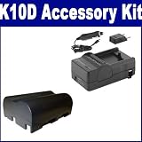 Pentax K10D Digital Camera Accessory Kit includes: SDNP400 Battery, SDM-138 Charger