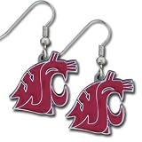 Washington State Cougars Dangle Earrings - NCAA College Athletics Fan Shop Sports Team Merchandise
