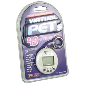 Virtual Pets - 49 Pets In One Electronic Game - White