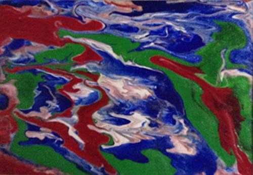 The Ninth View - Original Painting with Acrylic & Vitrial on panel Canvas 5" X 7" (Frame 8" X 10" X 1/2")