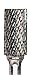 Tools & Hardware : SAIT 45002 Tungsten Carbide Die Grinder Bur SA5 Double Cut/Alternate Cut 1/2" x 1" x 1/4"
