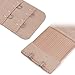 Topeakmart 3 x2 Hooks Ladies Womens Elastic Bra Extenders Extension, Pack of 3