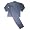 Hanes Classics - Mens Broadcloth Pajamas, Blue, Black (Size S)