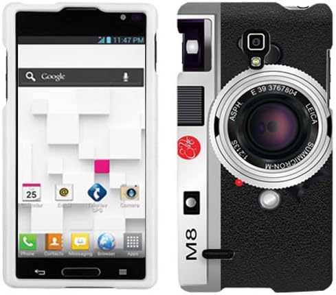 LG Optimus L9 Vintage M8 Silver Camera Cover