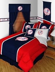 NEW YORK YANKEES TWIN Bedding Set, 2pc Comforter set, 1 Sham, NEW, MLB