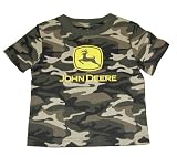 51UewSetFrL. SL160  Officially Licensed John Deere Logo Baby/Toddler Camo Short Sleeve T Shirt, 24 Months