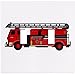 Fire Truck Wallplate Decorative Switch Plate Cover (2 Gang - Double.