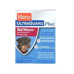 Hartz UltraGuard Plus Rid Worm Tab Dog, Large