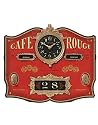 Cafe Rouge Calendar Wall Clock