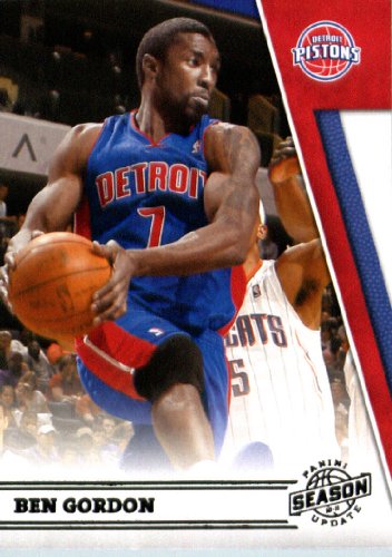 2010/11 Panini Season Update Basketball Card # 47 Ben Gordon Detroit Pistons In a Protective Screwdown Display Case !