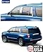 Made In USA! TYGER 2015-2016 Chevy/GMC Tahoe/Yukon 8PC Stainless Steel Chrome Pillar Post Trim