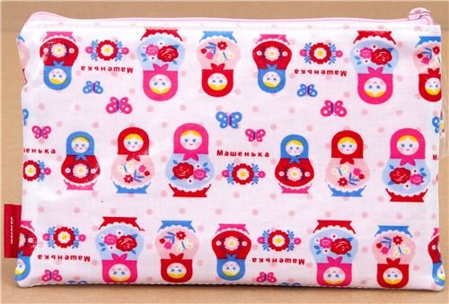 Imagen 3 de Estuche rosa grande muñecas matrioska, producto de Japón