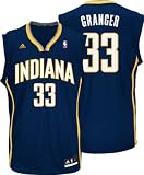 NBA Men's Indiana Pacers Danny Granger Revolution 30 Road Replica Jersey (Navy, Medium)