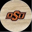 Thirstystone Natural Sandstone Set of 4 Coasters Oklahoma State University