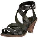 Airstep CRISE 601005-2780-6002, Damen Sandalen Schuhe, schwarz, (nero )