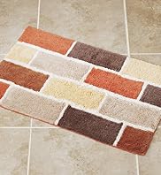 Brick Bath & Pedestal Mats
