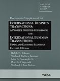International Business Transactions: A Problem Oriented Coursebook, Doc. Supp. (American Casebook Series)