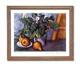 Paul Cezanne French Flowers Pears Fruit Contemporary Home Decor Wall Picture Oak Framed Art Print