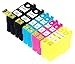 Blake Printing Supply Remanufactured Ink Cartridge Replacement for EPSON T1271 (2x Black, 2x Cyan, 2x Yellow, 2x Magenta, 8-Pack)