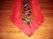 Holly Red and Green Christmas Table Runner 52