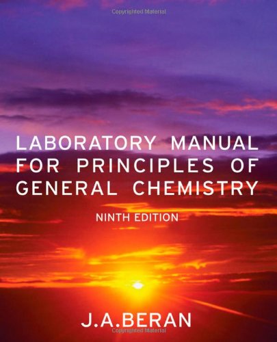 Laboratory Manual for Principles of General  Chemistry
