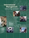 International Management: Culture, Strategy, and Behavior
