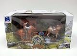 The Big Country Western Playset: Covered Wagon with Horses and Cowboy FiguresIMAGE
